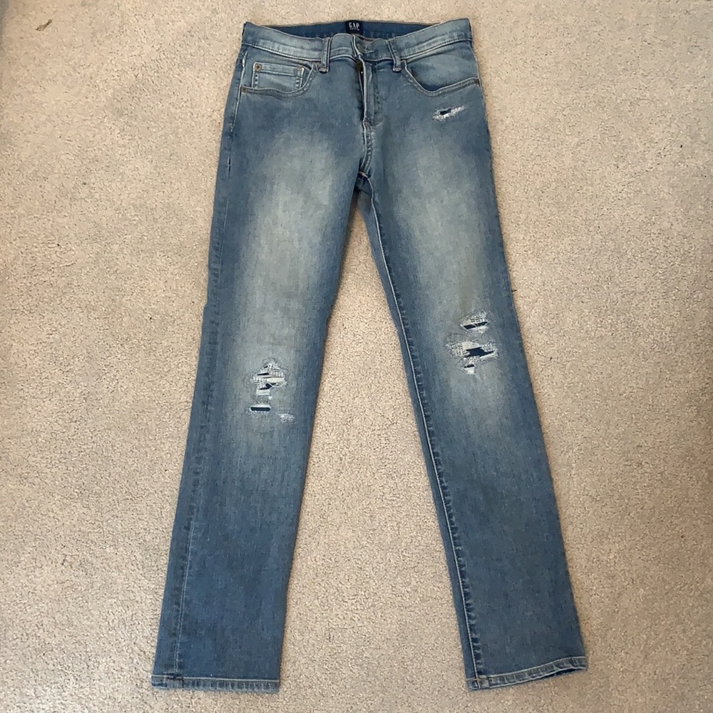 NEW GAP Boy Jeans - stretch skinny size 14